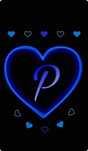 P Name Wallpaper Screenshot 1