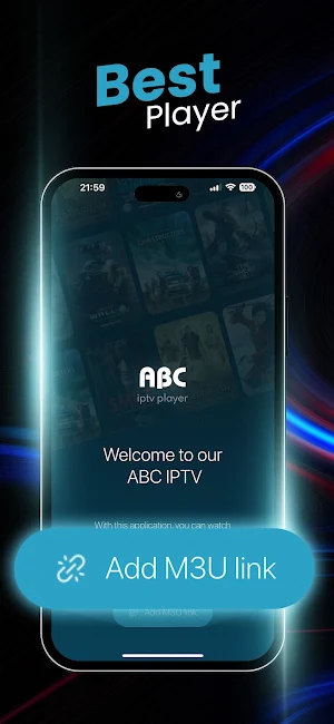 ABC IPTV PLAYER PRO Screenshot 1