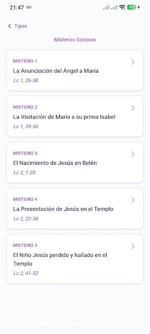 santo rosario cr Screenshot 2