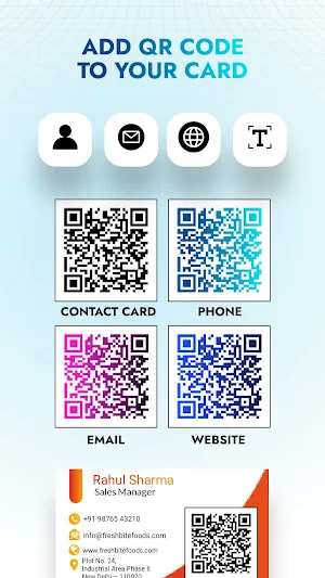Business Card Folio Screenshot 2