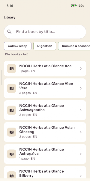 Yarrow: Offline Herbal Guide Screenshot 0