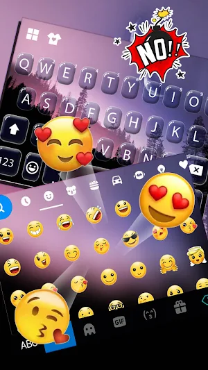 Aesthetic Mountain Keyboard Background Screenshot 3