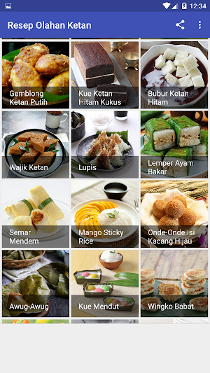 Resep Olahan Ketan Screenshot 2