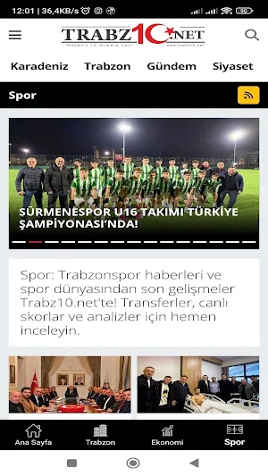 Trabz10Net Screenshot 1
