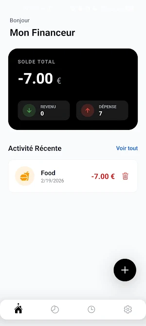 Floussi Simple Finance Tracker screenshot 1