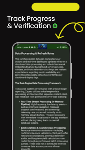 Zapero Earning App Hint Screenshot 2