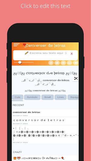 conversor de letras Screenshot 3