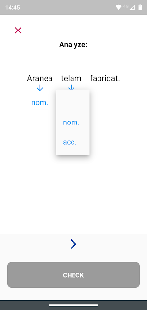 Cattus Learn Latin Screenshot 0