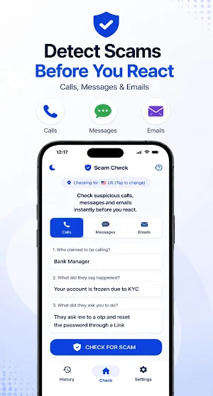 Scam Check-AI Scam Detector Screenshot 0