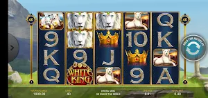 White Lion Slots Game Screenshot 1