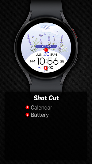 SamWatch Flower 2022 Lavender Screenshot 2