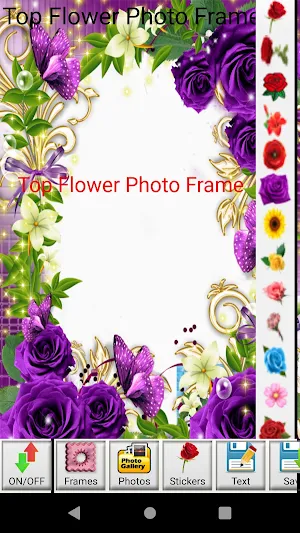 Nice Flower Photo Frame Screenshot 3