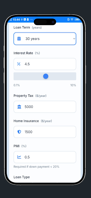 Mortgage Calculator Screenshot 2