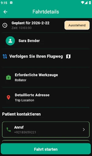 Samir fahrdienst Screenshot 3