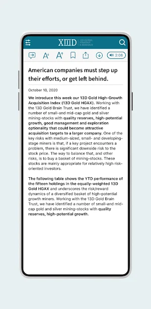 13D Research & Strategy Screenshot 1