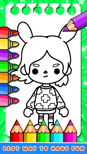 Toca Boca Coloring Book Life Screenshot 2