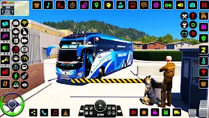 Offroad Euro Bus Driving Games Screenshot 1