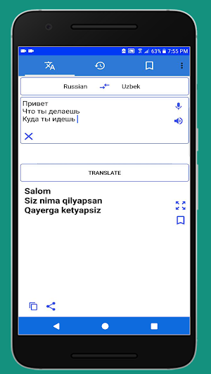Uzbek Russian Translator Screenshot 0
