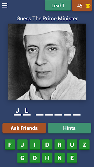 Ministers of India Quiz Screenshot 3