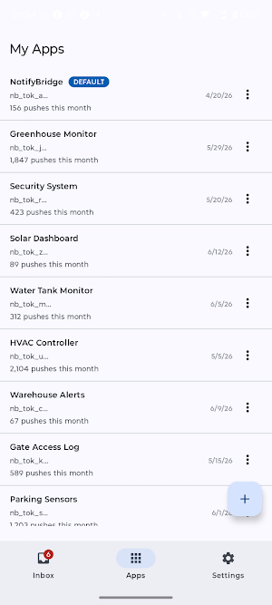 NotifyBridge: IoT Push API Screenshot 3