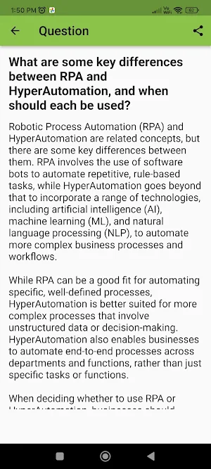 Hyper Automation Interview screenshot 5