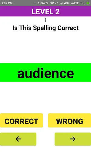 English Spelling Quiz Offline Screenshot 2