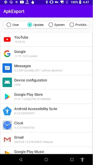 ApkExport Screenshot 0