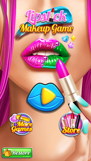 Lip Art - Lipstick Makeup ASMR Screenshot 3