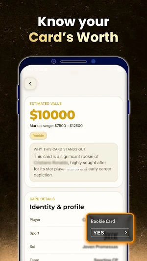 Sports Card Value Scanner Screenshot 2