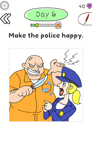 Draw Happy Police Screenshot 0