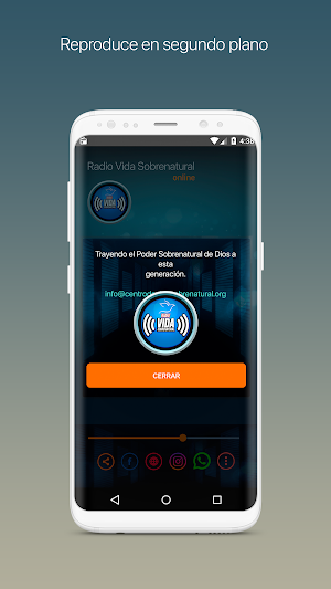 Radio Vida Sobrenatural Screenshot 2
