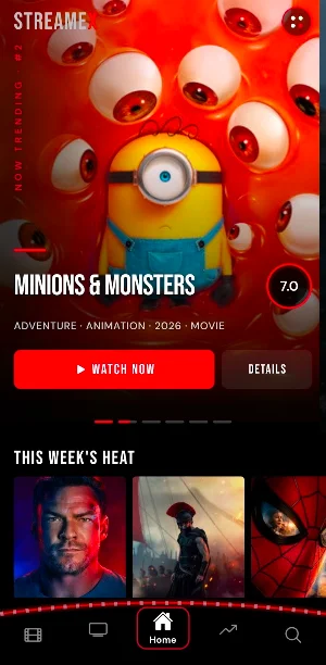 Streamex - Watch Movies & TV Screenshot 0