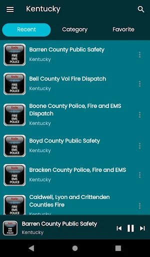 Kentucky scanner radios Screenshot 3