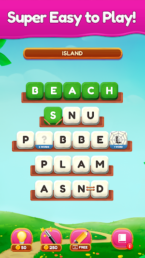 Magic Jumble Word Puzzle Game Screenshot 1