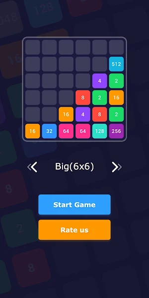2048 Classic - Swipe and Merge Screenshot 2