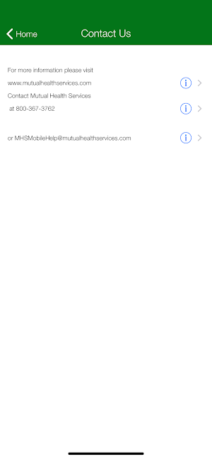 Mutual Health Services Mobile Screenshot 3