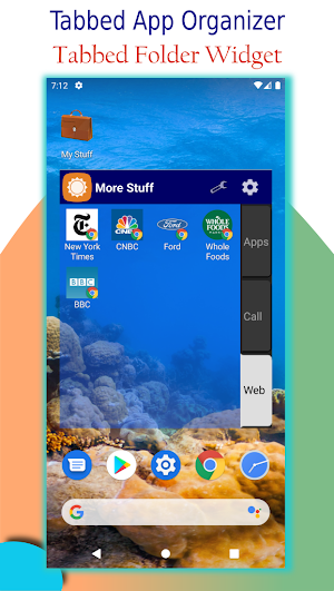 Tabbed App Organizer Screenshot 2