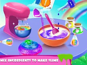 Rainbow Slime Maker Chef Screenshot 3