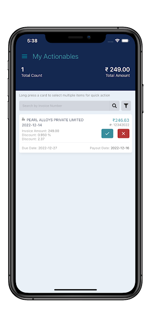 MyndFin - Dynamic Discounting Screenshot 3