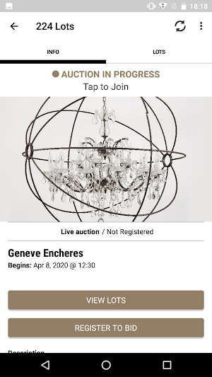Genève Enchères Screenshot 1