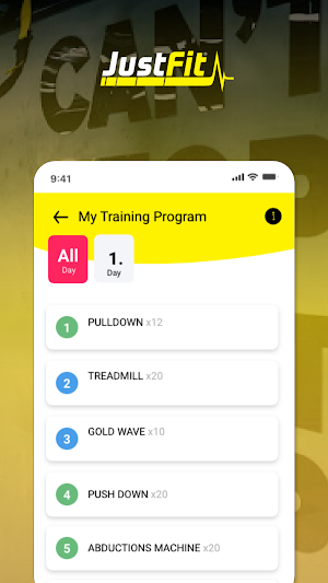 JustFit Sport Center Screenshot 3
