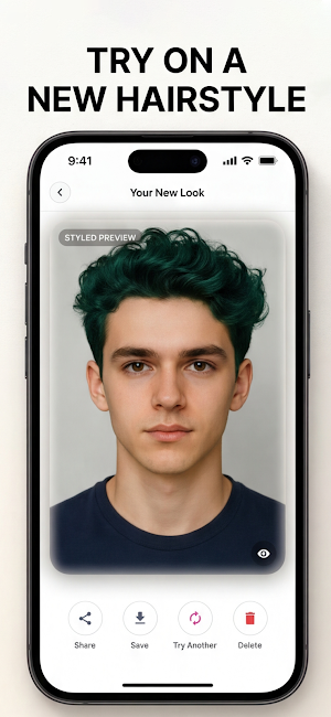 HairCut: AI Hairstyle & Color Screenshot 1