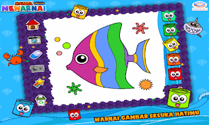 Marbel Mewarnai Hewan Laut Screenshot 2