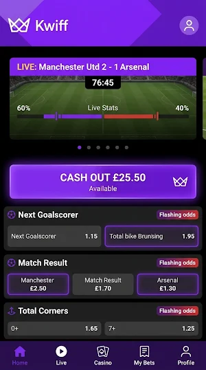 Kwiff Screenshot 2