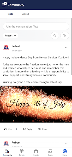 Heroes Services Coalition Screenshot 0