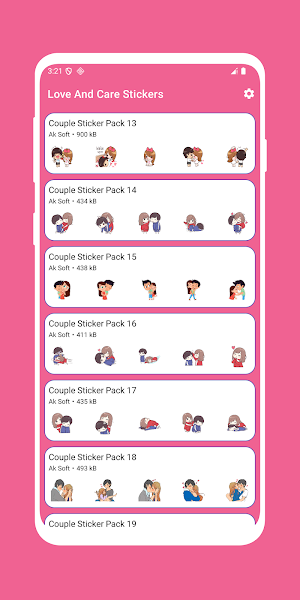 Love And Care Stickers Screenshot 2
