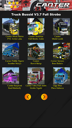 Livery Truk Canter Full Strobo Screenshot 2