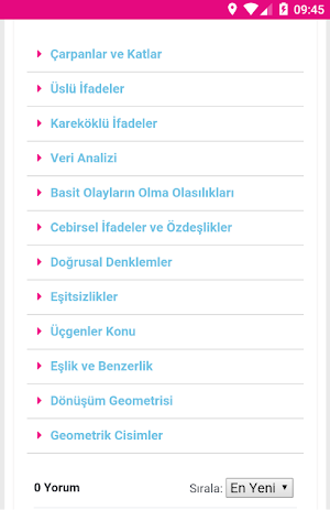 Ortaokul Matematik Screenshot 2