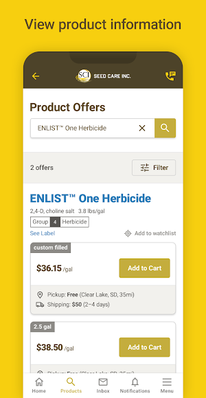 Seed Care Inc. Screenshot 2