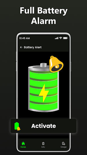 Full Battery Charge Alarm Screenshot 0